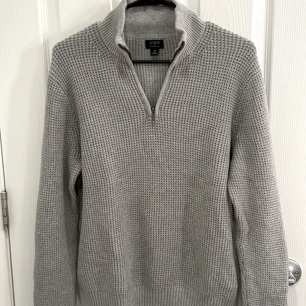 J Crew Men’s quarter zip sweater